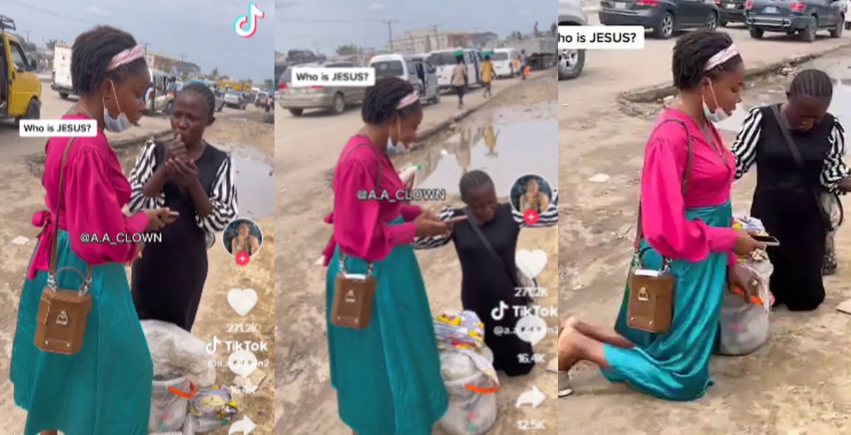 Woman Who Sells Tiger Nut Milk Gets GH¢1,200 Free For Preaching About Jesus Christ to Client - Watch Video