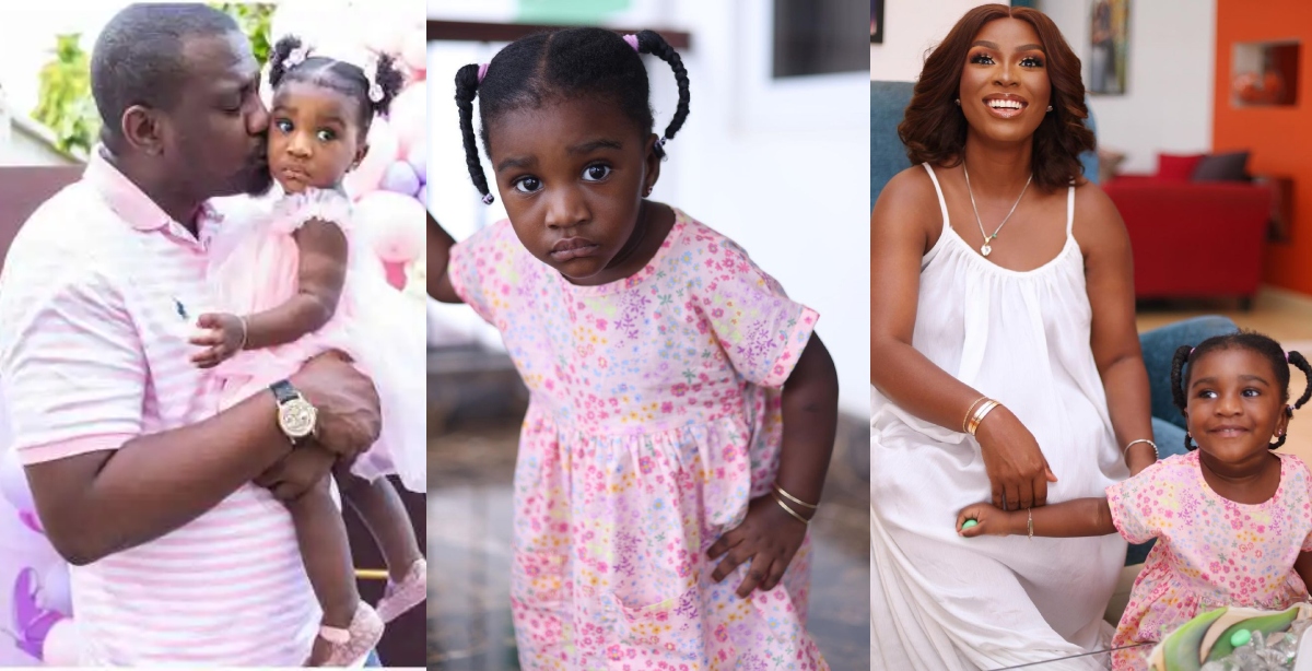 John Dumelo shares beautiful photos of his lookalike daughter on her second birthday