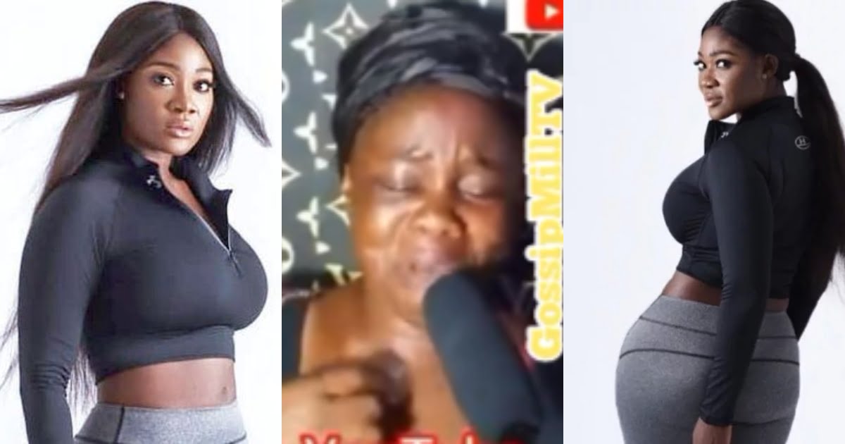 "Mercy Johnson is my biological sister"- Ghanaian woman cries (watch video)