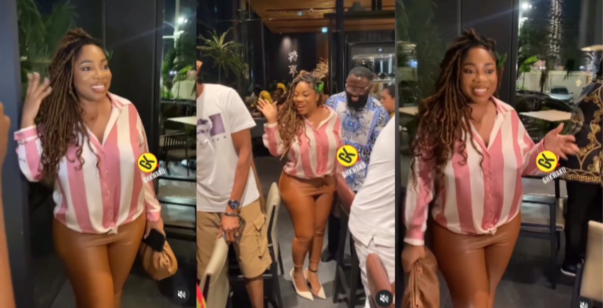 Moesha Boduong goes braless in a see through dress (Watch video)