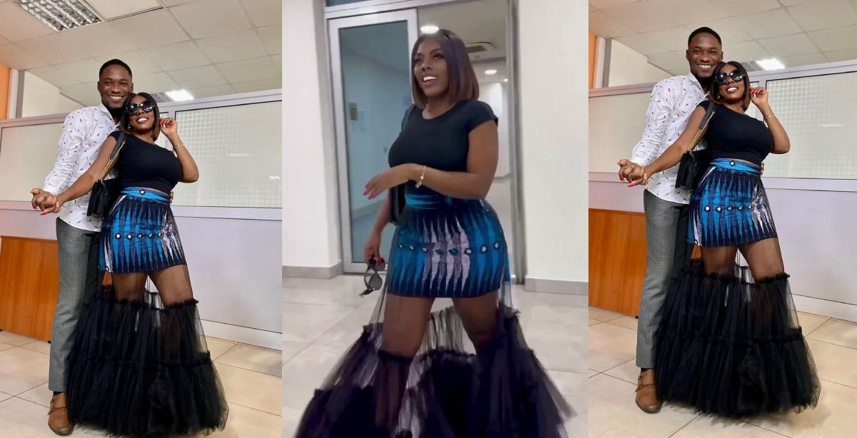Nana Aba Anamoah Rocks In A See-through Dress As She Chills With A Young Boy In New Video