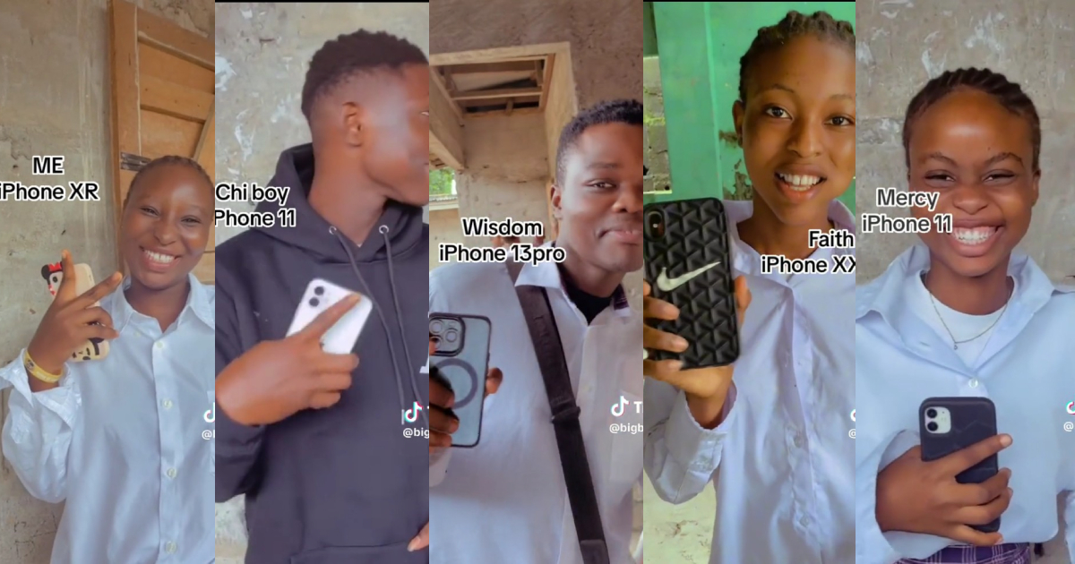SHS Students in An Uncompleted School Shows Off Their iPhones in Trending Video (Watch)