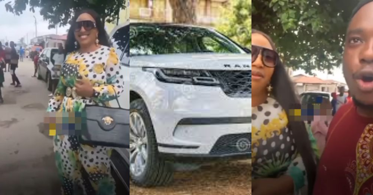 Self-acclaimed Billionaire, Diamond Appiah Almost Beaten After Being Caught Filming Someone’s Range Rover To Flex On Social Media (Video)
