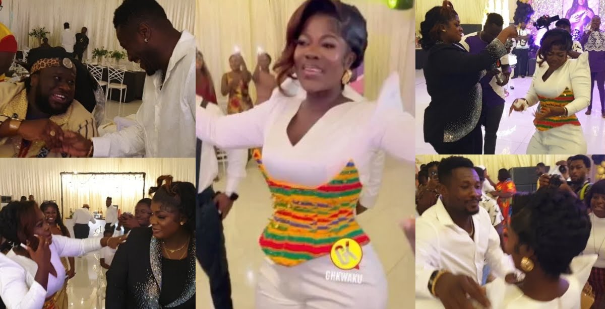 Tracey Boakye, Ajaguraja, Asamoah Gyan, And Popular Celebs Storm Asantewaa’s Lavish Birthday Party - Watch Video