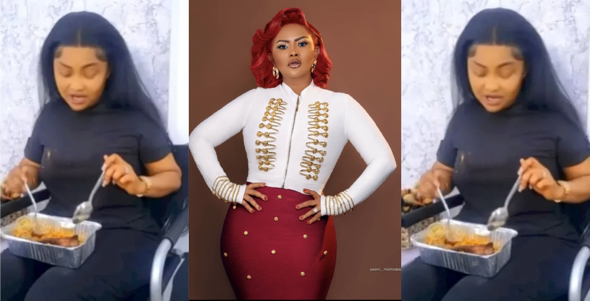 You Go For Liposuction After Encouraging People To Eat Bloating Foods – Netizen Slams McBrown After Eating With Both Hands (Video)
