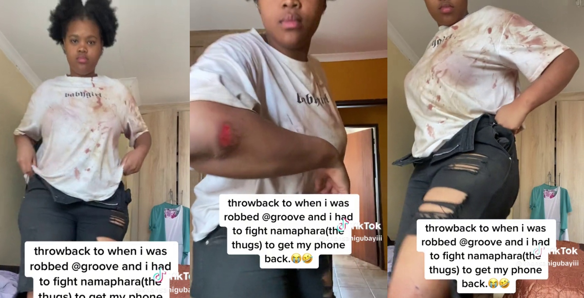Young Lady Shares Video Of How She Fought With Circle Boys Who Snached Her iPhone - Watch