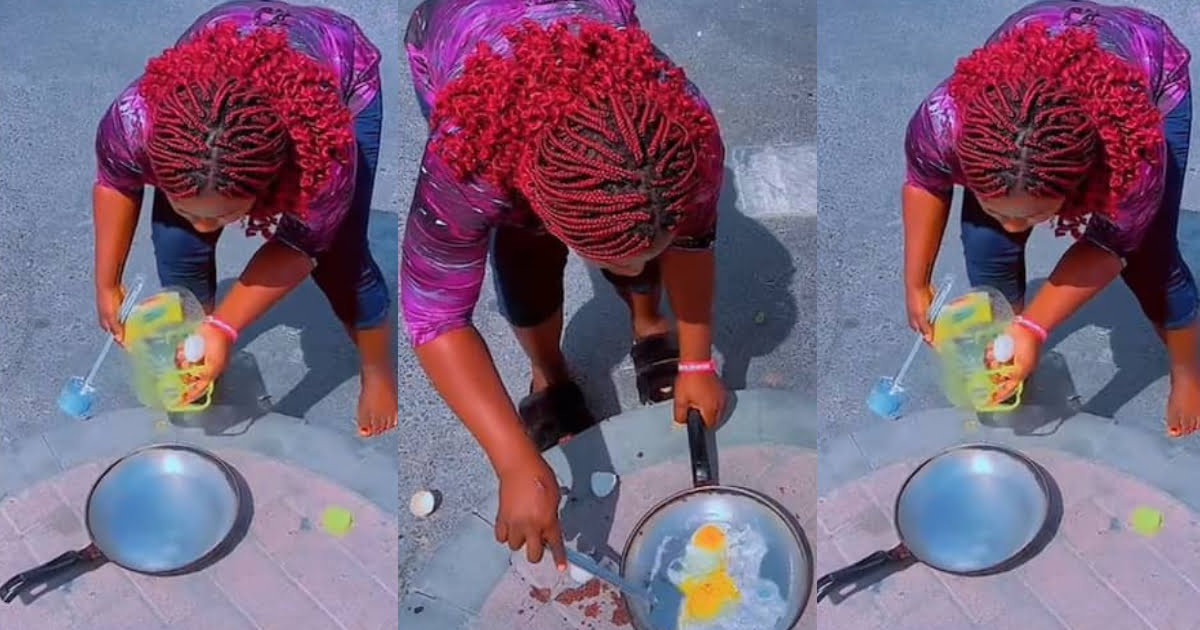 Lady Spotted Frying Eggs In The Sun At Dubai In A Trending Video - Watch