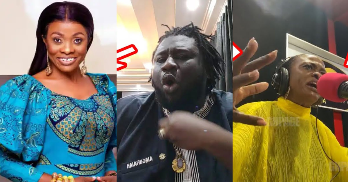 “I’ll never respond to an ùgly and scary face like you” – Bishop Ajagurajah to Diana Asamoah (Watch Video)