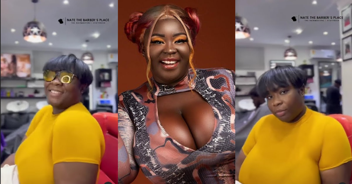 Maame Serwaa Stirs Online With New Look And Nose Piercing (Watch Video)