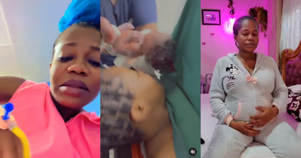 MzBel flaunts her newly born daughter (watch video)