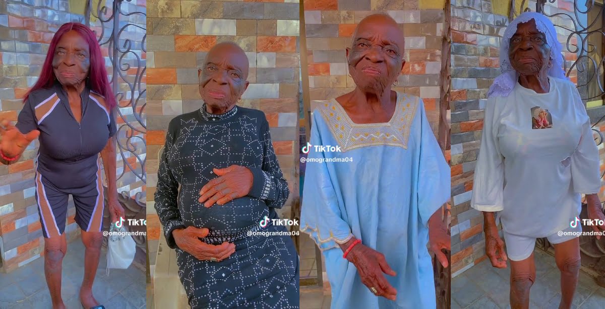 "100-Year-Old Slay Queen": Reactions As Grandma Joins Sability Challenge (Watch Video)