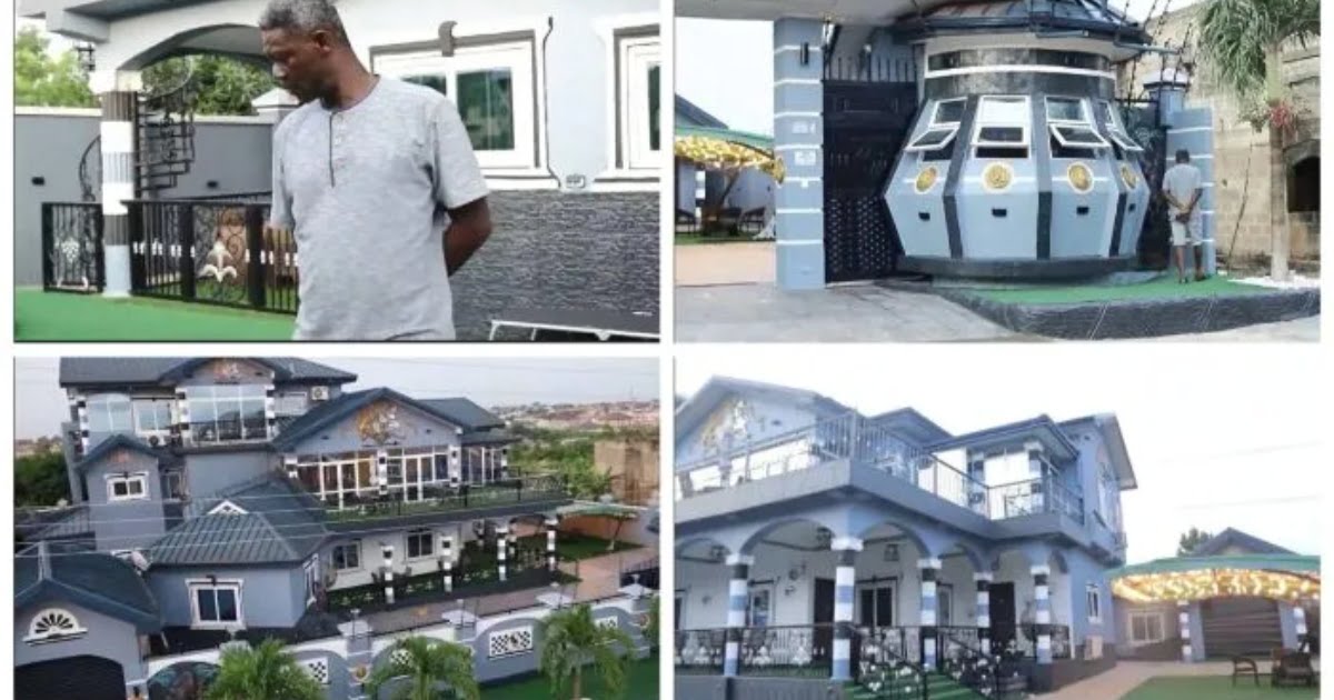 See a close-up view of Agya Koo million-dollar mansion (watch video)