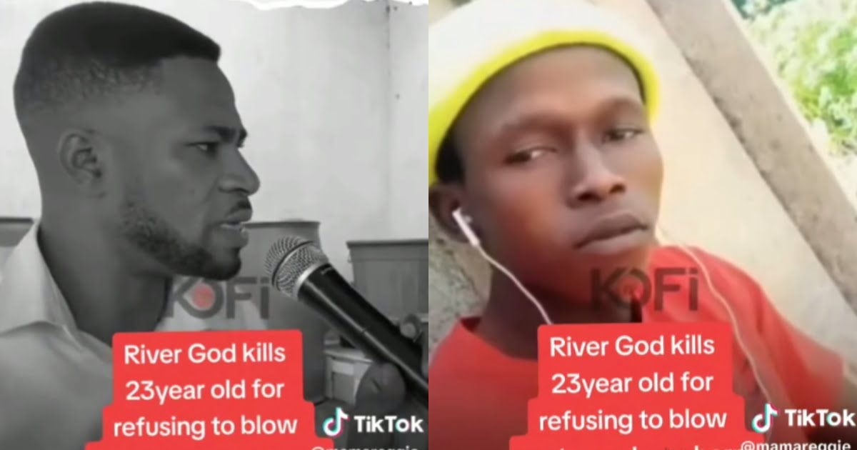 Pantang: River god murders 23-year-old guy for refusing to blow horn while crossing bridge