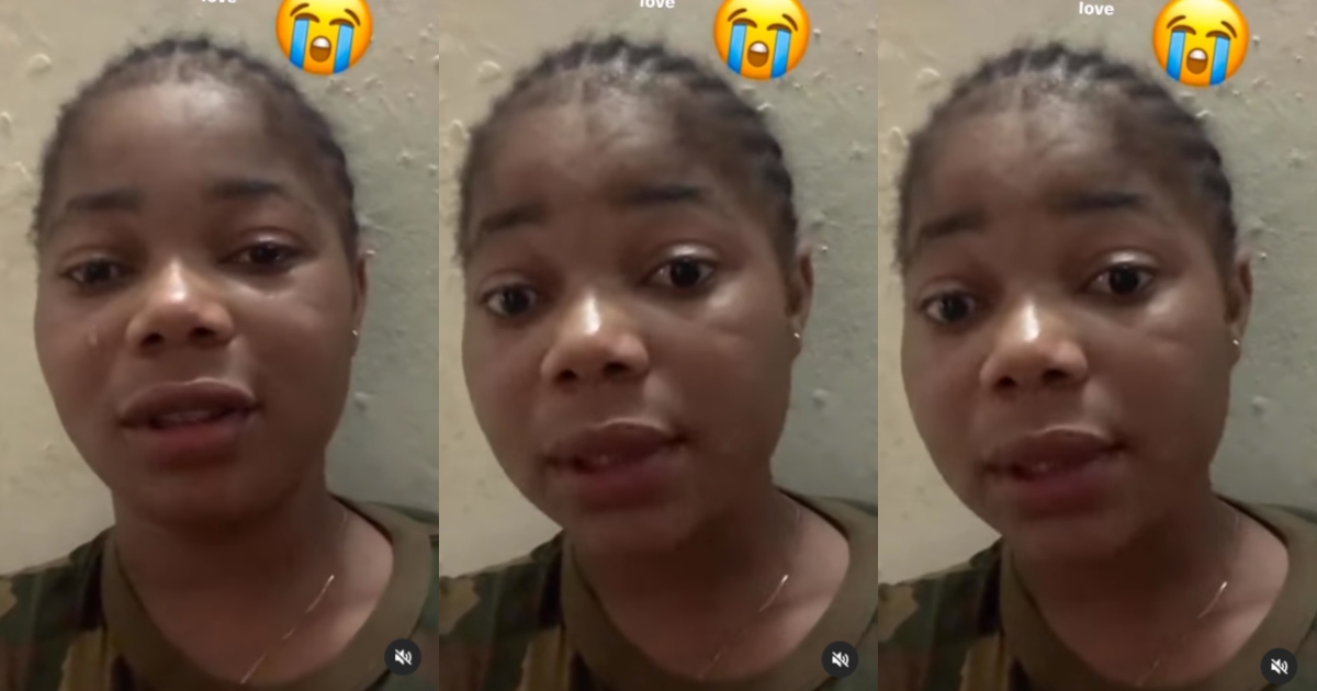 "No man has ever loved me"- Female soldier in tears as she seeks for love (Video)