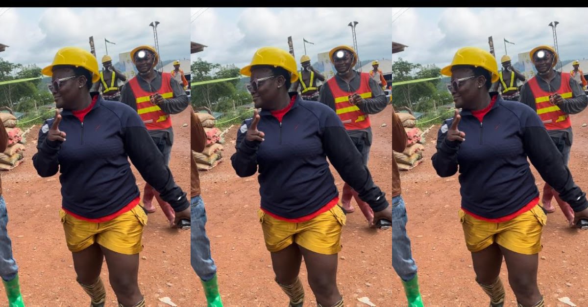 Nana Yaa Brefo becomes the first woman to go 4000ft deep inside Tarkwa’s mine