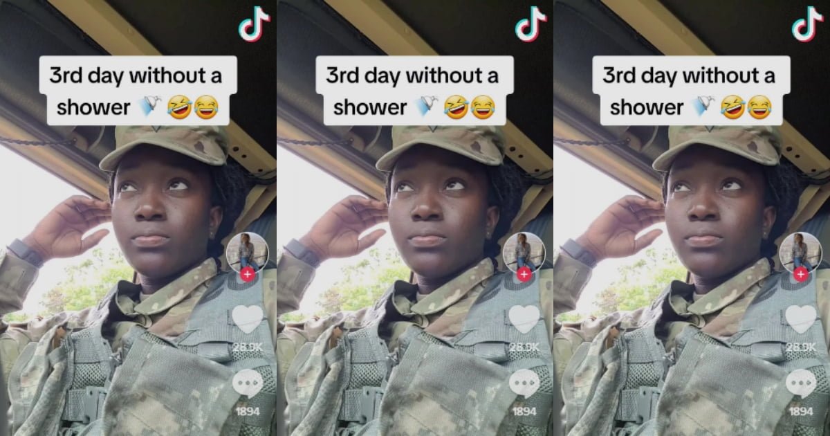 "3 Days Without Taking My Bath": Female Soldier Who Has Not Bathed For 72 Hours Goes Viral, Video Trends