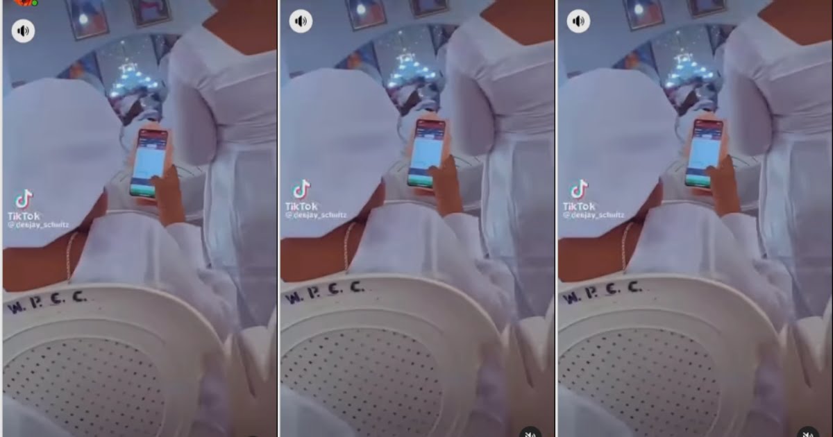 Video of the moment a pastor’s wife caught staking a sports bet during church service