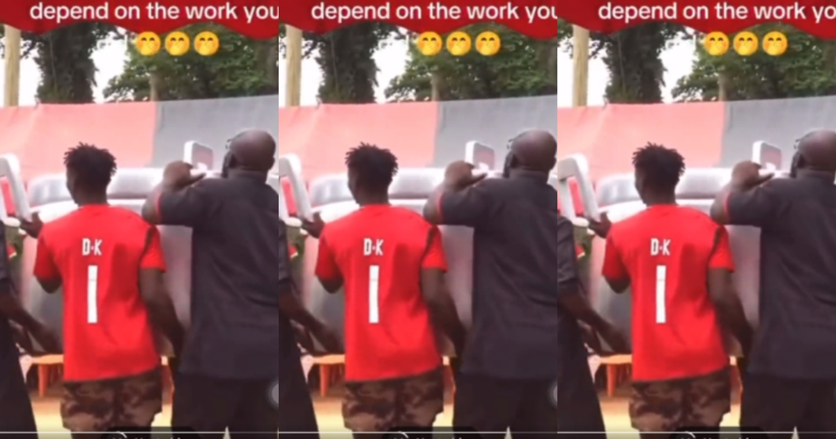 Ghana for you: Reactions as video of a ‘saucepan’ coffin at a funeral goes viral (Watch)