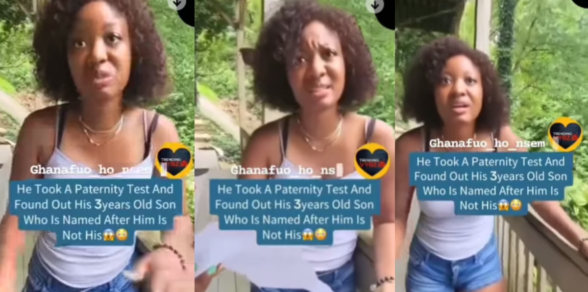 Man confronts his wife after DNA test revealed he is not the biological father of their 3-year-old child