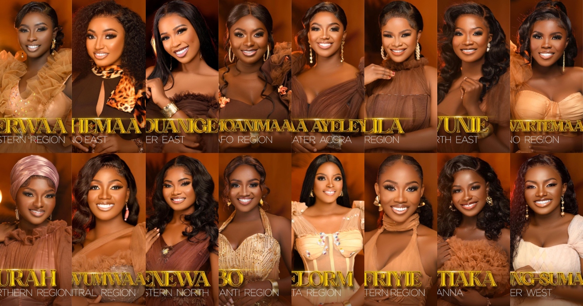 Ghana's Most Beautiful: Meet all 16 contestant of the 2023 GMB Pageant