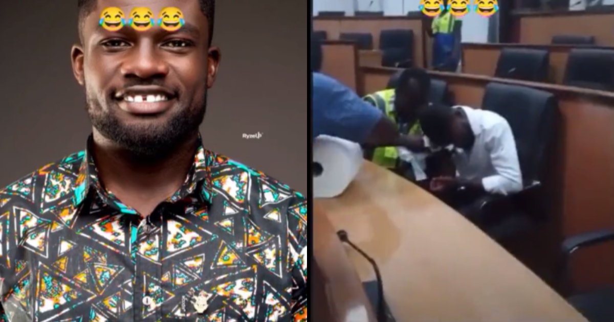 KNUST: Aspirant cries like a baby after losing SRC presidential elections (Watch video)