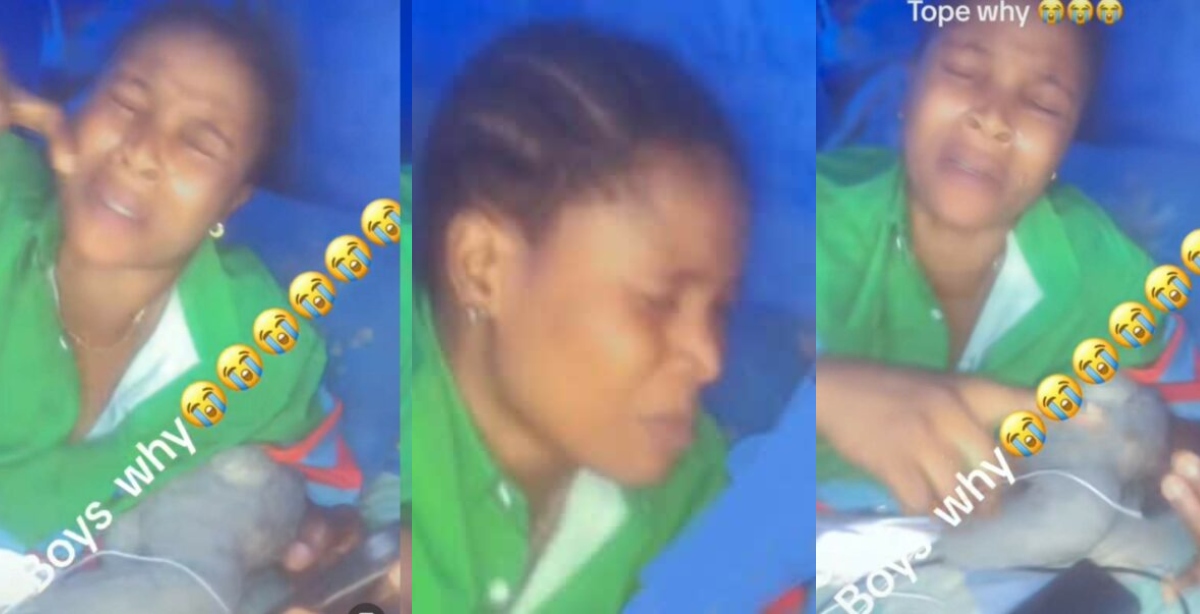 Young Lady curses her boyfriend for impregnating her and dumping her after - Watch Video