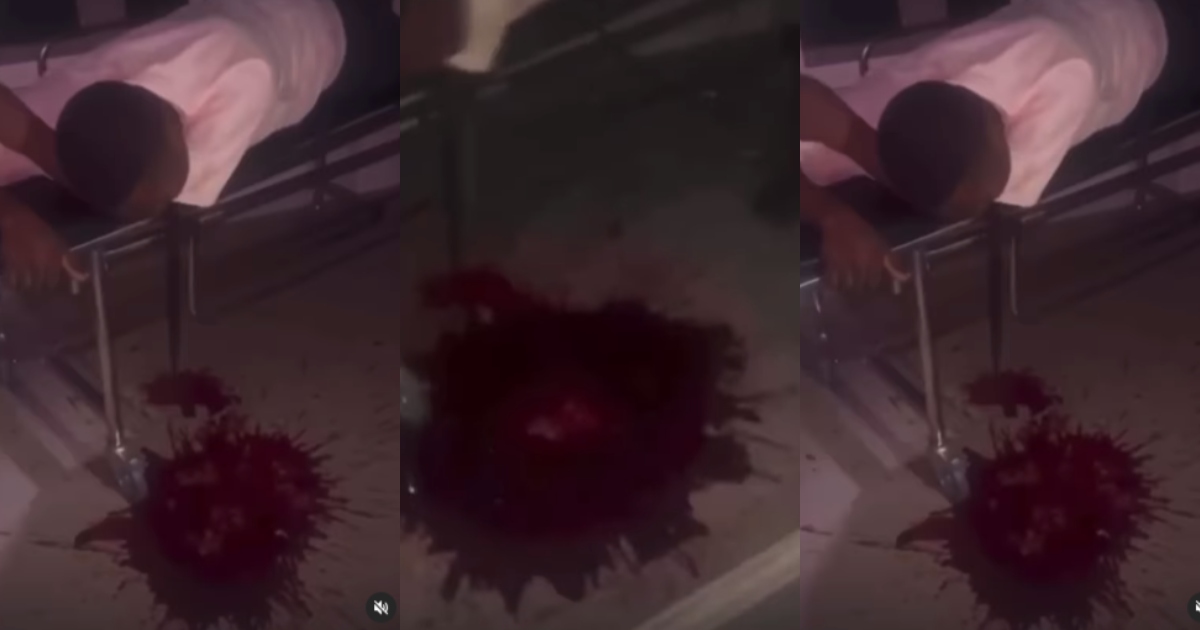 Video of a Young Guy Vomiting Blood After His Friends Poisoned Him At His Birthday Party Surfaces - Watch