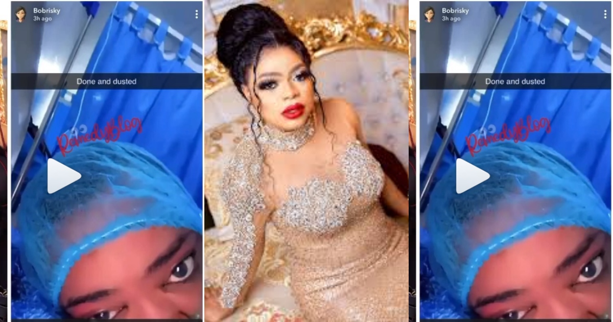 Bobrisky Undergoes New BBL Successfully - Video Surfaces (Watch)