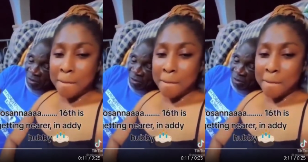 Age Is A Number – 81 year Old Dominic Fobih Chops Love With His 31-year-old Wife In New Video