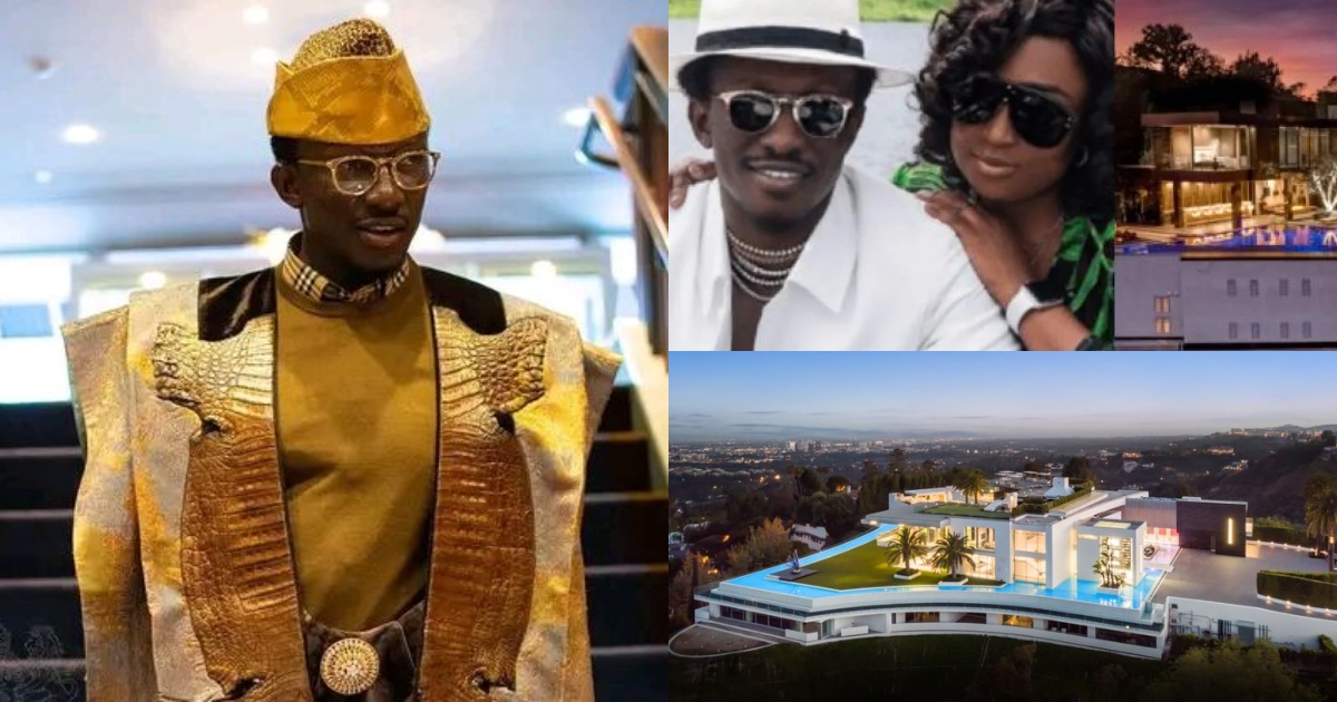 Cheddar is the richest man in Ghana!! He recently acquired a $7m house in a exclusive area in Los Angeles (watch video)