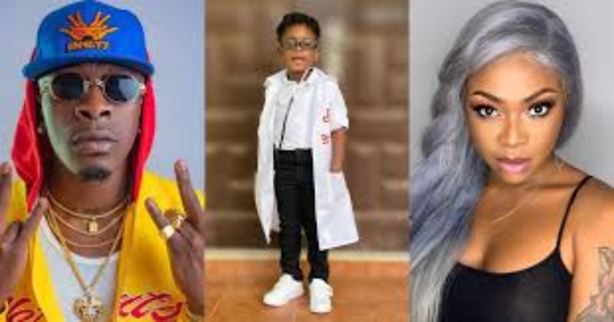 Shatta Wale's Son Looks All Grown Up On 8th Birthday - See His Beautiful Photos