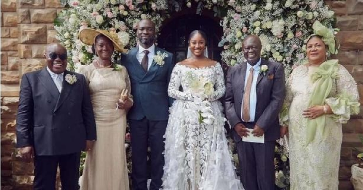 Prez. Akufo-Addo’s daughter marks14th wedding anniversary with her Nigerian husband - See Photos