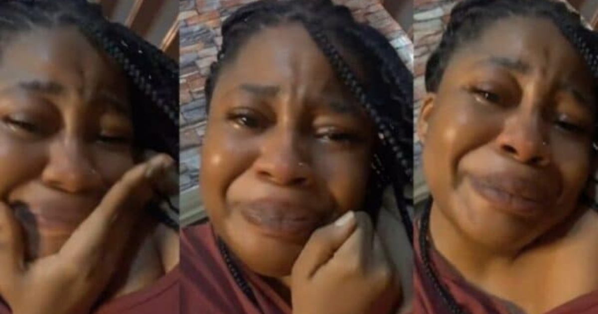 Young Lady cries out after her boyfriend dumped her and labeled her family as broke - (Watch Video)