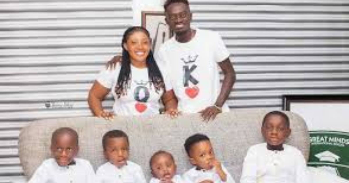 Watch As Lil Win's Wife Adorably Dances With Her Step Children In New Video