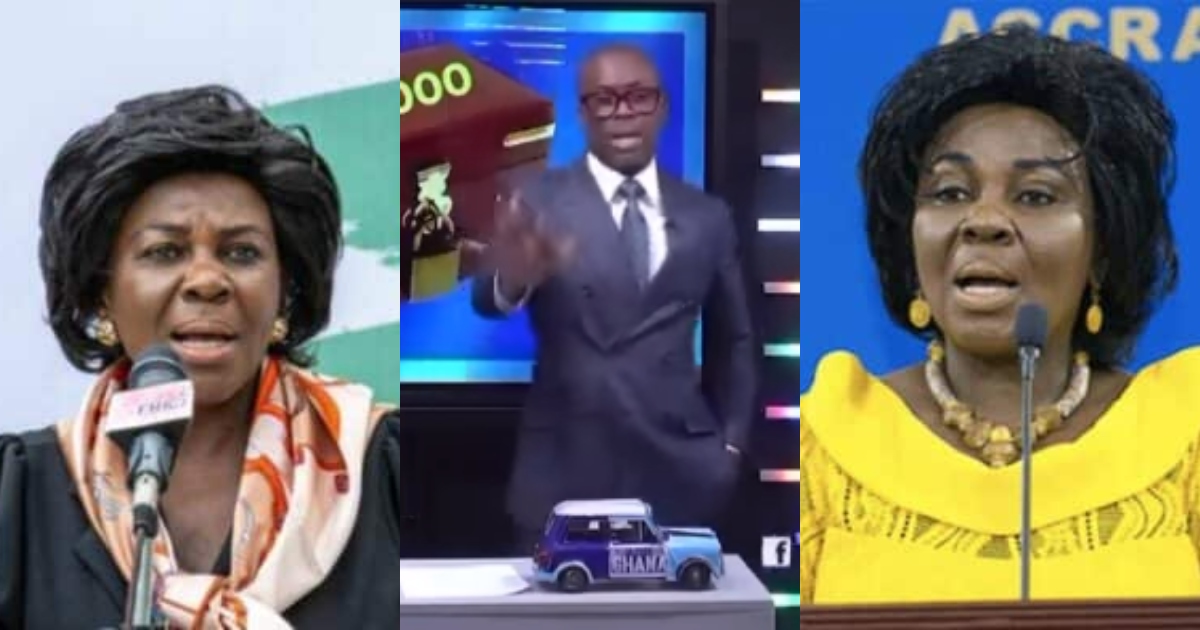 Netizens blasts Presenter, Paul Adom Otchere for defending Cecilia Dapaah in her $1M Theft