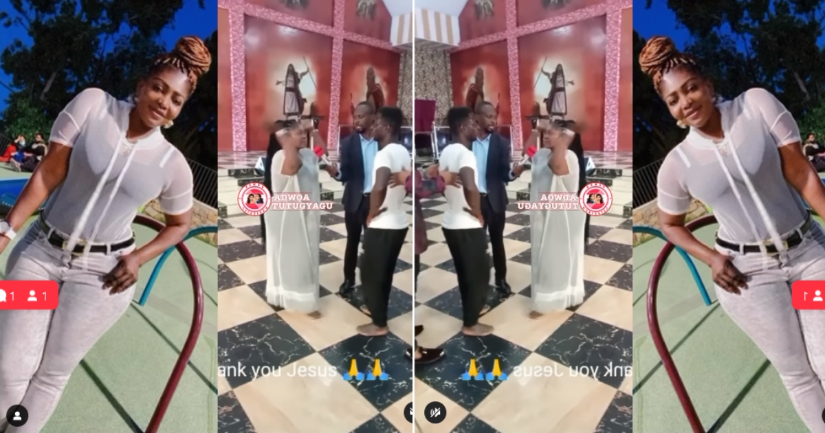 Angel Obinim's Wife, Florence Obinim Inherits His Angelic Powers As She Performs Miracles In New Video - Watch