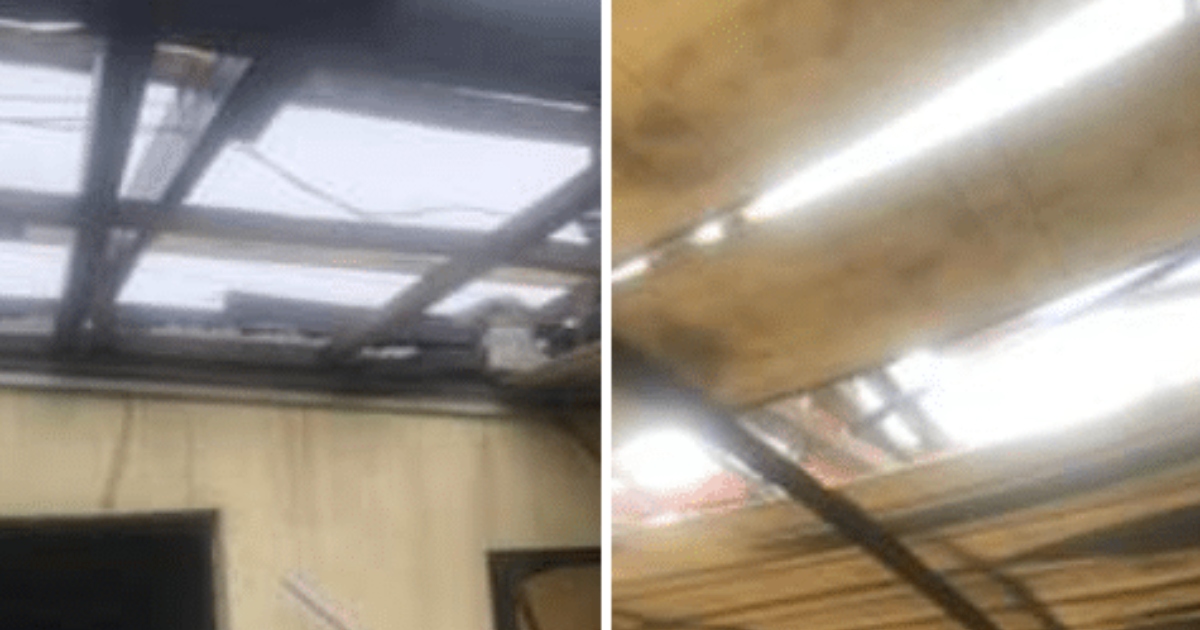 Angry Landlord destroys tenant’s roof for not paying her 6 months’ rent (Video)