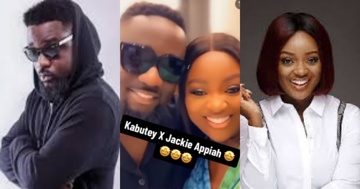 Video of Sarkodie and Jackie Appiah having a good time together stir online (Watch)