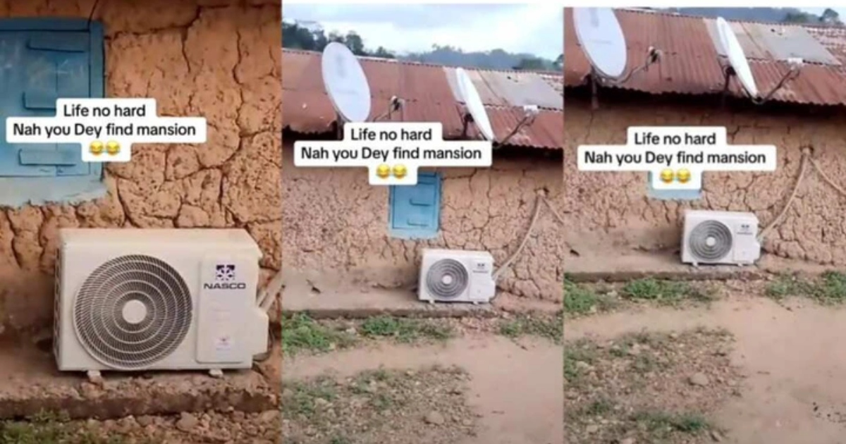 Mud House With Air-condition and 3 DSTV Dishes Trends on the internet (Watch Video)