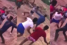 4 Girls mercilessly beat a guy after realizing he was dating them at the same time - Watch Video