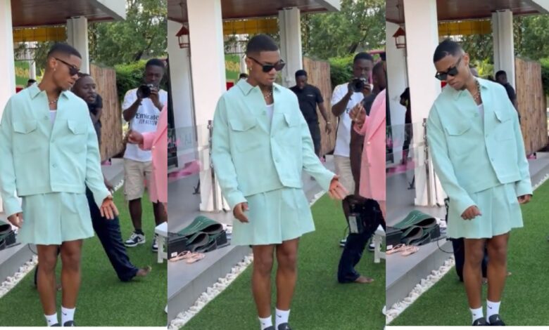Are you gay? - Reactions as KiDi slays in a skirt in a new video