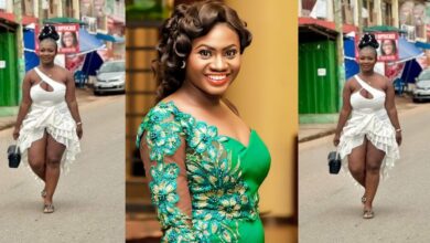 Can't you learn from Martha Ankomah - Netizens blast Felicia Osei after stepping out with this dress