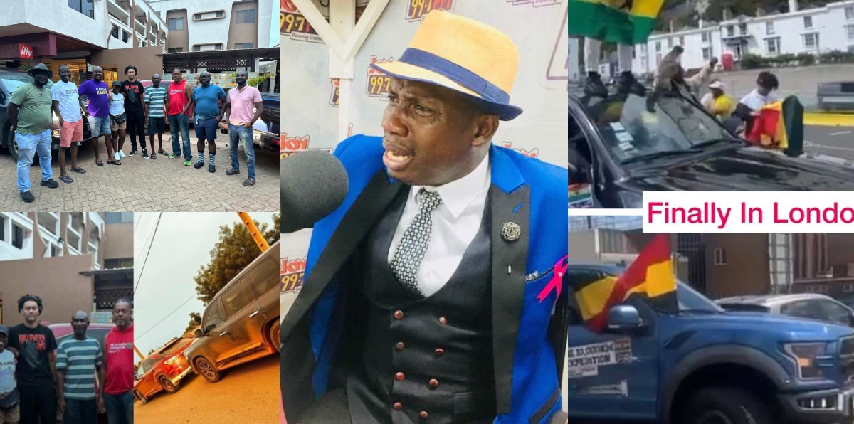 Counsellor Lutterodt heavily slams the 13 Ghanaians who travelled from Accra to London by road in new video - Watch