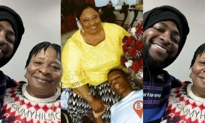 Davido shares heartfelt message as he mourns the death of Wizkid’s mother (PHOTO)