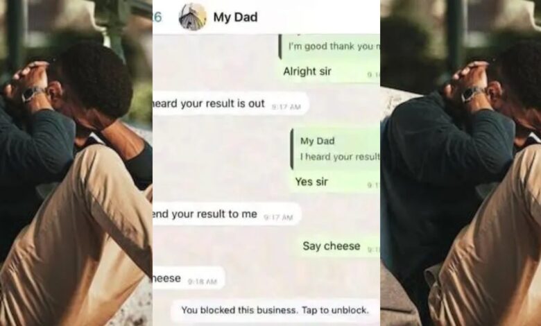 Student blocks all his family members after they asked to see his WASSCE results - (Photos)
