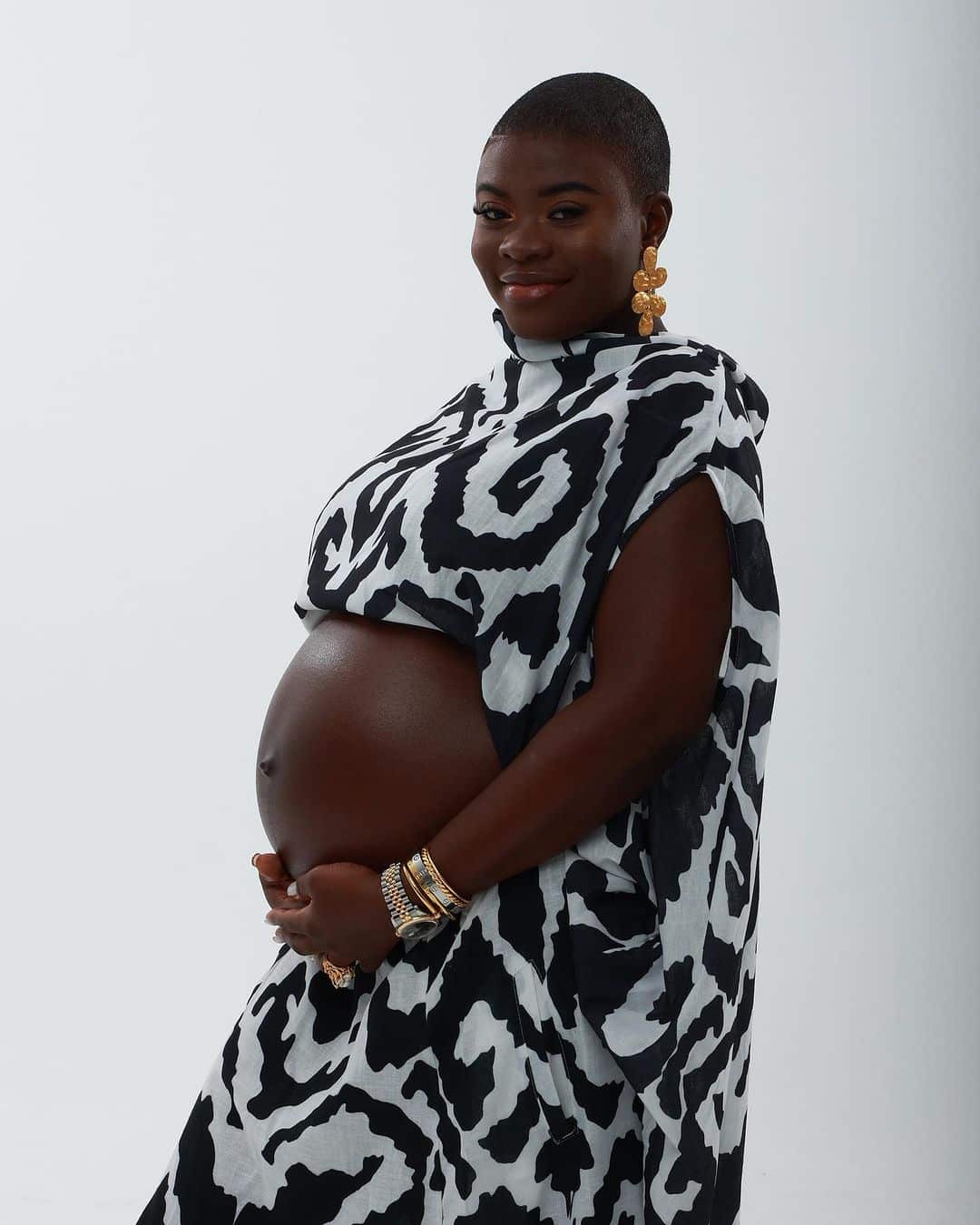 Beautiful sister of Fella Makafui welcomes a new baby - Photos