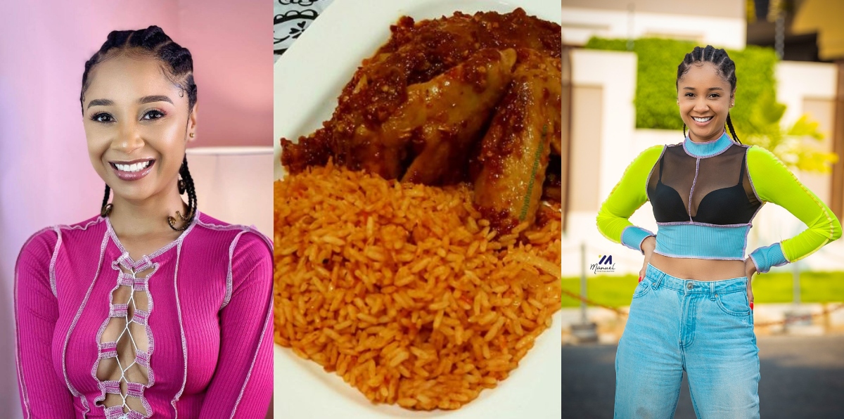 “It Tastes Like Your Songs”- Netizens Blasts Sister Derby For Disgracing A Popular Restaurant Over A Tasteless Jollof