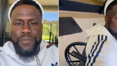 Kevin Hart gets injured as he races with Stevan Ridley (watch video)