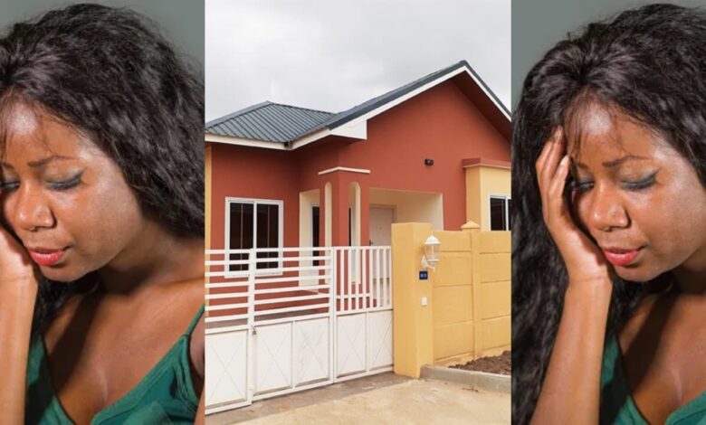 Lady in tears after selling her house to travel to the UK as agent runs away leaving her with no job