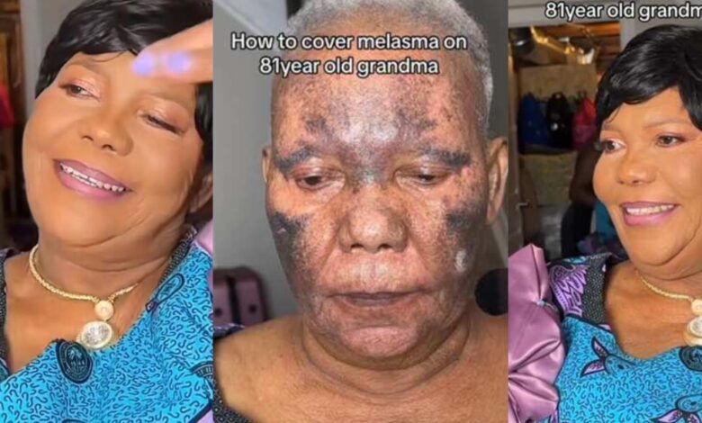 Makeup artist turns an 81-year-old woman into a beautiful young lady - Watch Video